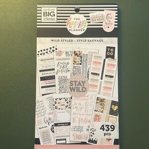 The Happy Planner Wild Styled sticker book New